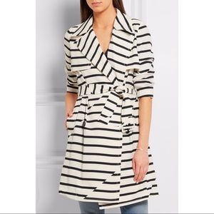 NWT Madewell Parcel Stripe Trench Coat